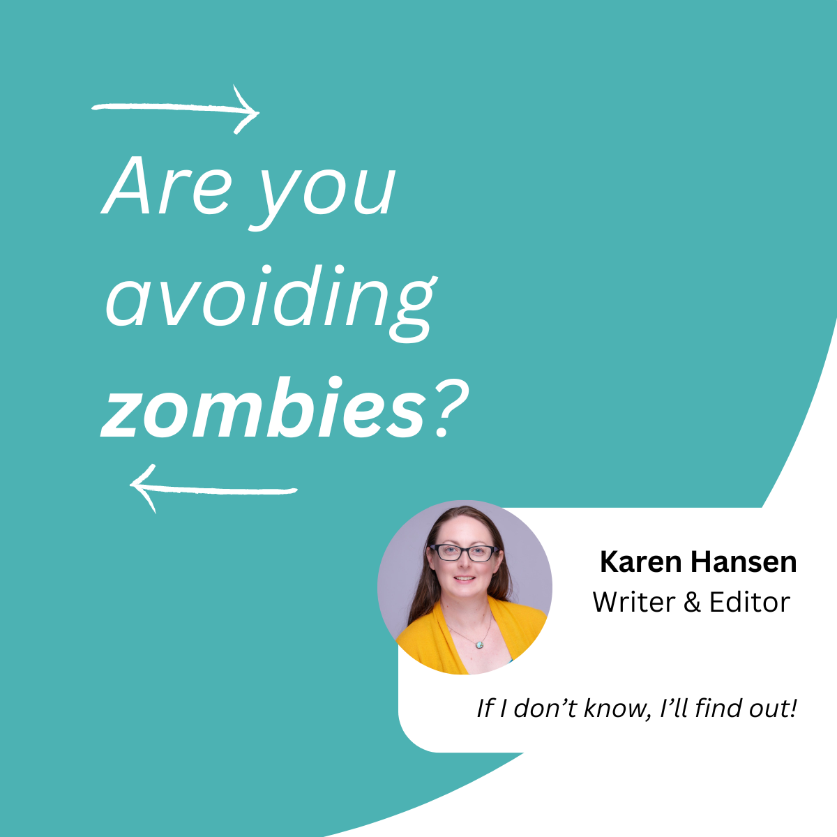 Writing Tip No. 1: Zombies
